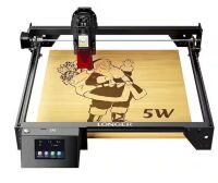 LONGER 5-Watt Laser Cutter Engraver CNC Machine 15.7 in. x 15.7 in. Working Area 32-bit Motherboard
