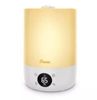 Crane 1.2 Gal. Top Fill Cool Mist Humidifier with Sleep Support Light and Essential Oil Tray