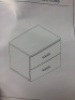 2 Drawer Small Dresser, Appears New, Sold as is