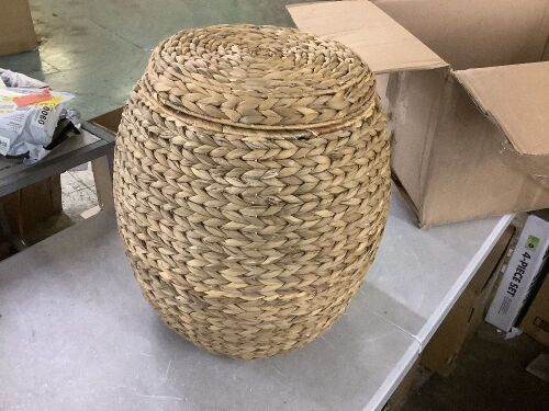 Multipurpose Hyacinth Storage Tote Basket