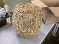 Multipurpose Hyacinth Storage Tote Basket