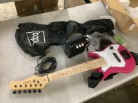 Kids Electric Guitar Beginner Starter Kit w/ 5W Amplifier, 30 in - No Sound Coming Out, Possible Bad Cord