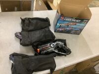 Set of 4 Rechargeable Laser Tag Blasters w/ Docking Station, No Vests Needed
