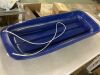 48in Kids Toboggan Snow Sled Board w/ Pull Rope, Curved Edges - 2