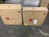 Lot of (2) 36" Pre-Lit Artificial Fir Christmas Wreath w/ LED Lights, Plug-In, PVC Tips - 2