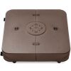 Outdoor Cantilever Base w/ Wheels, Locks, Fillable 330lb Capacity
