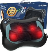 Zyllion Shiatsu Back and Neck Massager with Heat