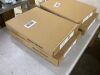 Lot of (4) American Standard Commercial Elongated Open Front Toilet Seat with Stainless Steel Hinge, White - 3