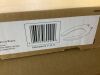 Lot of (4) American Standard Commercial Elongated Open Front Toilet Seat with Stainless Steel Hinge, White - 5