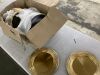 13" Gold Plastic Charger Plates, Approx 100 - 3