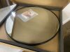 TA 24 in. x 24 in. Black Modern Round Framed Decorative Mirror - 2