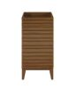 Swiss Madison Cascade 18 in. W x 18.5 in. D x 35 in. H Bath Vanity Cabinet without Top in Brown Oak