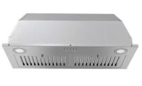 AKDY 30 in. 343 CFM Built-in Insert Kitchen Vent Ducted/Ductless Convertible Range Hood in Stainless Steel with Carbon Filter