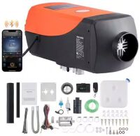 VEVOR Diesel Air Heater 27,296 BTU 12V 8KW Other Fuel Type Space Heater w/Automatic Altitude Adjustment Bluetooth App Control