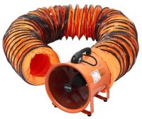 VEVOR Portable Ventilator, 16 inch Heavy Duty Cylinder Fan with 16.4ft Duct Hose, 1350W, 5175CFM