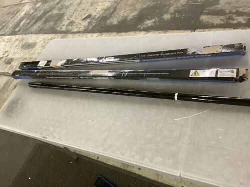 Lot of (2) 15 Foot Telescopic Pool Cleaning Pole