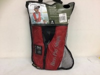 Inflatable Life Vest, Appears New, Sold as is