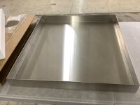 Stainless Steel Washing Machine Pan, 27''x25''x2.5'