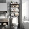 GloTika Over-The-Toilet Storage Cabinet with Adjustable Shelf, 4-Tier