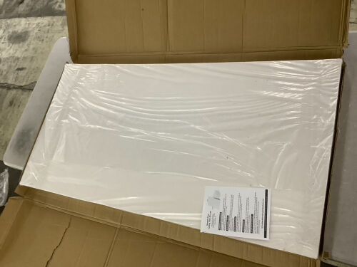 Smooth Drop Ceiling Tiles 2ft x 4ft, 10 Pack