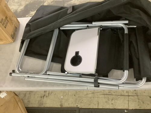 Folding Chair with Side Table