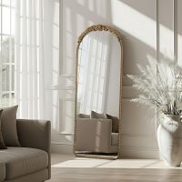 Besdomus Gold Full Length Mirror, 53x19 in