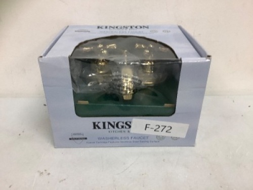 Kingston Kitchen & Bath Faucet, Appears New, Sold as is