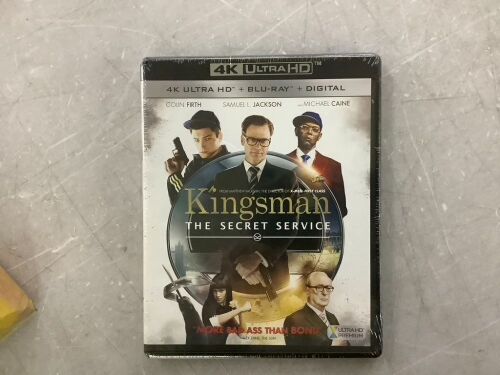 Case of (30) Kingsman: The Secret Service - 4K UltraHD + Blu-ray + Digital
