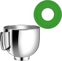 Stainless Steel Bowl with Lid Compatible with Kitchenaid Mixer 4.5/5QT