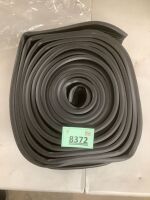 20ft Garage Door Bottom Seals Weatherproof Weatherstrip Threshold Buffering Sealing. Width 3-3/4", T-End 5/16"