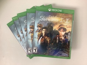 Lot of (5) Xbox One Shenmue 1 & 2 Games, New, Sold as is