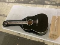 Beginner Acoustic Electric Cutaway Guitar Set w/ Gig Bag, Strap - 41in