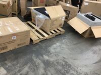 Lot of (3) Armless Sofa Pieces - 2 Unopened & 1 Opened/Unchecked