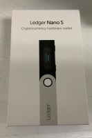 Ledger Nano S Cryptocurrency Hardware Wallet, E-Comm Return