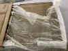 3-Panel Simple Steel Mesh Fireplace Screen w/ Worn Finish - 47.5x27.25in - 2