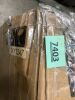 Linen Upholstered Convertible Sofa Bed Futon w/ 2 Cupholders - 3