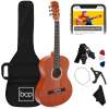 Beginner Acoustic Guitar Set w/ Case, Strap, Extra Strings - 38in