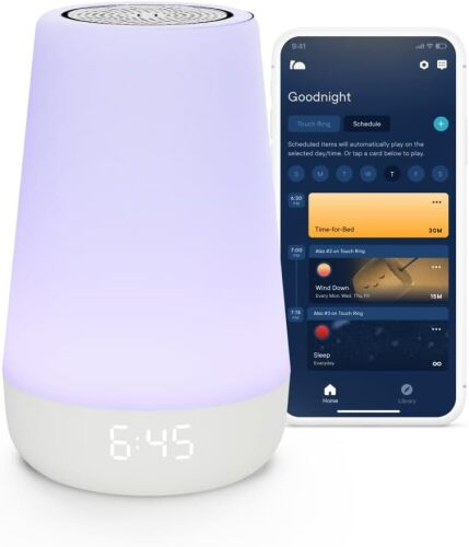 Baby Sound Machine, Night Light | 2nd Gen | Registry Essential, Sleep Trainer, Routine Builder, Time-to-Rise Alarm Clock, White Noise Soother, Nursery Stories, Toddler Kids Bedroom (Wi-Fi)
