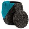 Multipurpose Hyacinth Storage Tote Basket
