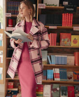 Weekend Collection Plaid Cocoon Coat