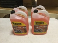 (4) Gallons of Prestone All Season 3-in-1 Windshield Washer Fluid