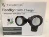 Floodlight w/ Charger, Appears new, Sold as is