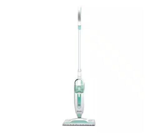 Shark Corded Steam Mop for Hard Floor Surfaces, Tile, Stone, Laminate in Blue with XL Removable Water Tank