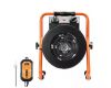 VEVOR Forced Air Electric Greenhouse Heater with Thermostat 1500-Watt PTC Fast Heating Overheat Protection 3-Speed Furnace