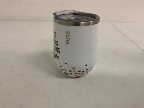 Wine Tumbler, E-Comm Return, Slider Broken on Lid