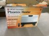 HEAT STORM Phoenix Floor to Wall Electric 1500W Convection/Radiant Infrared Quartz Compact Heater with Thermostat/Overheat Sensor - 2