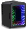 COWSAR 7 in. 0.15 cu. ft. 4L LED Mini Refrigerator w/ Portable Cooler