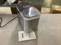 VEVOR Countertop Ice Maker, 9 Cubes Ready in 6 Mins, 26lbs in 24Hrs, Self-Cleaning