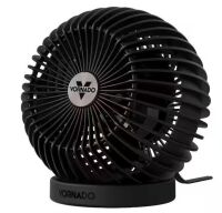 Vornado Sphere 6 in. 2 Fan Speeds Desk Fan in Black with Minimalist Design