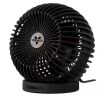 Vornado Sphere 6 in. 2 Fan Speeds Desk Fan in Black with Minimalist Design